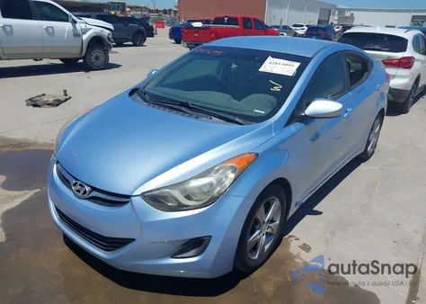 2011 Hyundai Elantra Gls (Ulsan Plant) from USA, damaged, VIN KMHDH4AE9BU129356